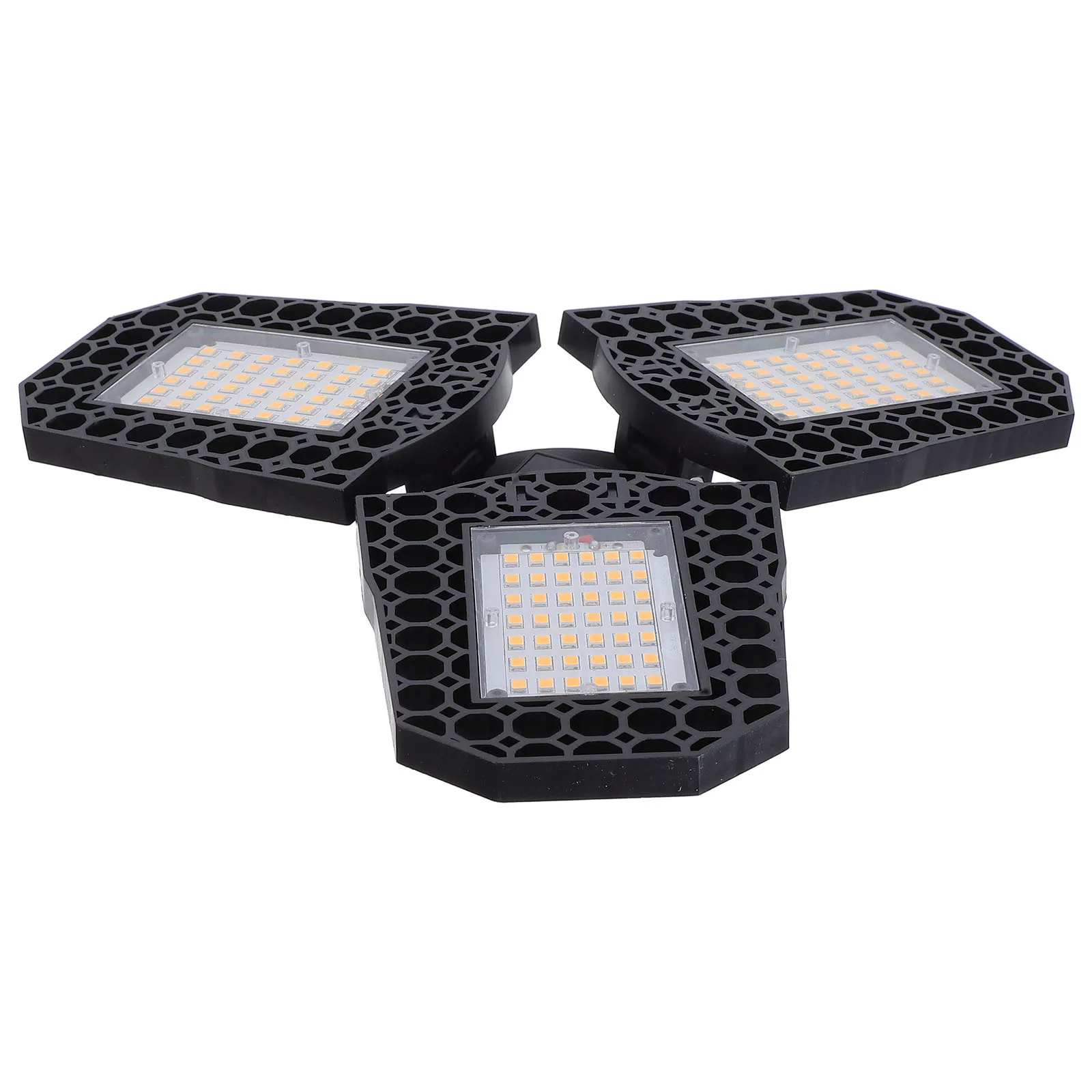 

High Bay Lights Sturdy Garage Deformable Led Ceiling Folding Three-leaf Lamp Directable