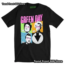 Green Day Rock Band Men's And Kids 3D Prited Short Sleeve T-shirt Summer Oversized Vintage Children Mens Tops