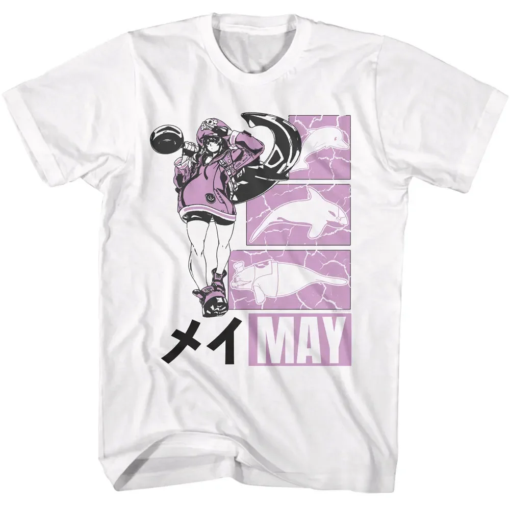 Guilty Gear Strive Arc Video Game May Character Dolphin Men's T Shirt