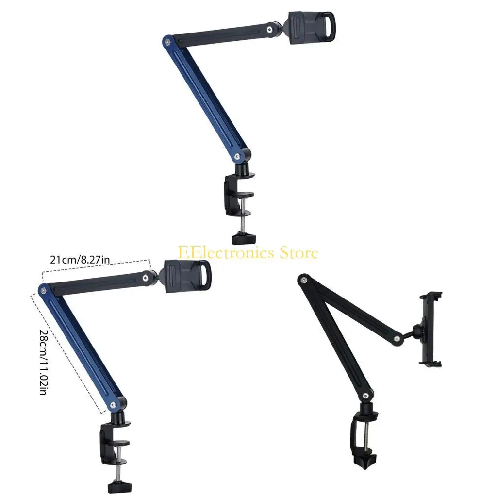 

B03C Universal Tablets Mount for Bed with 360 Degree Rotation and Strong Metal Arm for 4.7" 12.9" Tablets and Phones