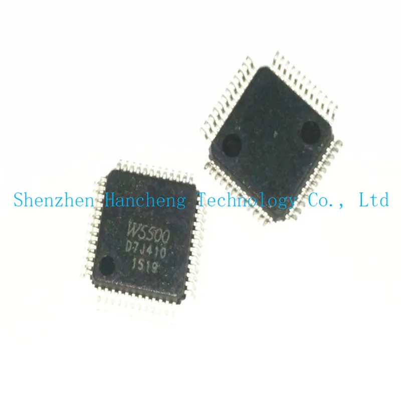 CHIP IC W5500 QFP48, 10 piezas-50 piezas, nuevo