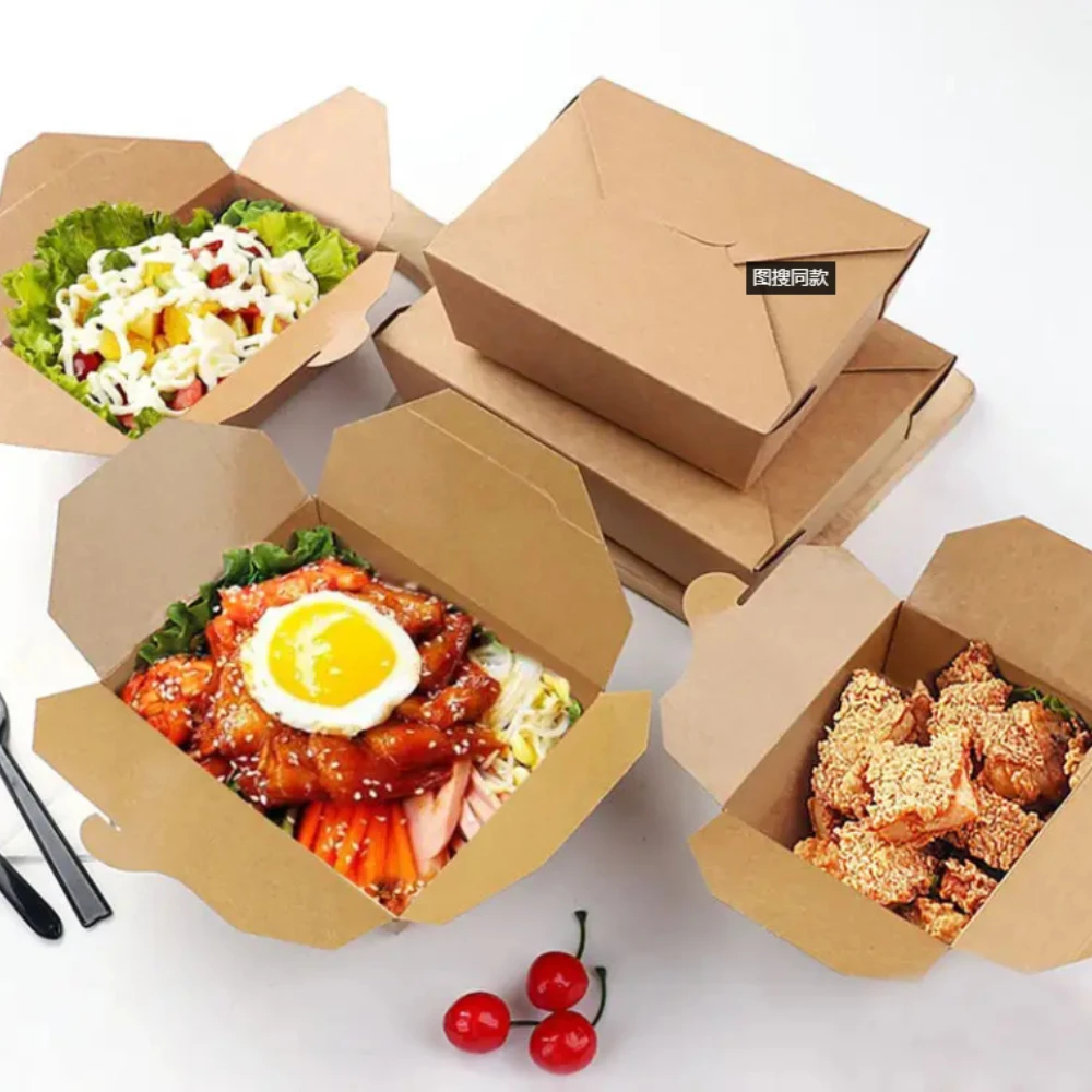 다중 일회용 크래프트 종이 식품 포장 상자, 누출 방지 - Spring Roll Wrapper 리뷰 및 가격