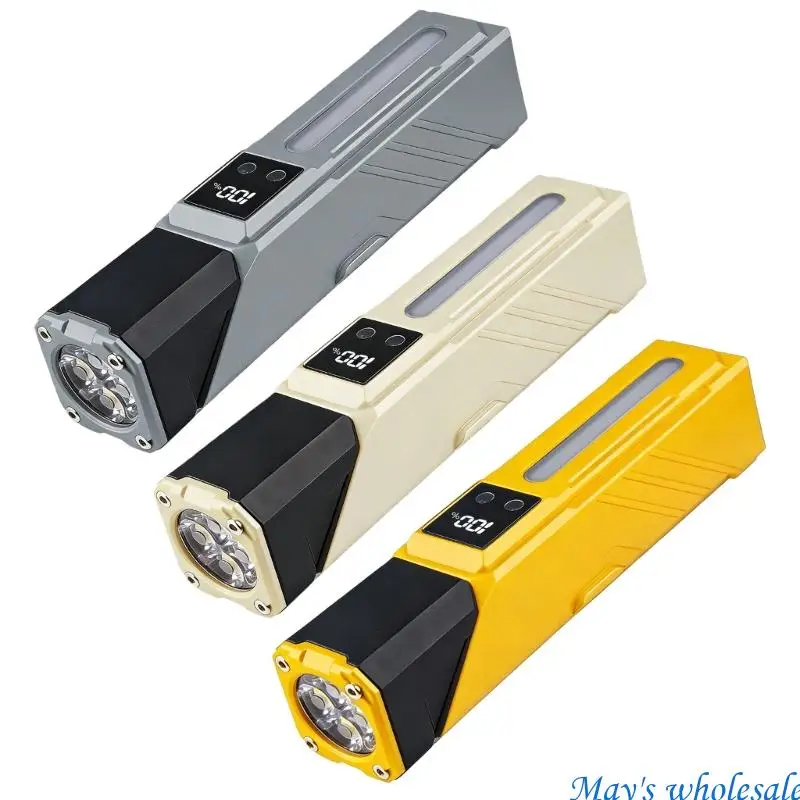 

Portable Flashlight Waterproof LED Work Light Pocket Lamp for Emergency Camping 448A