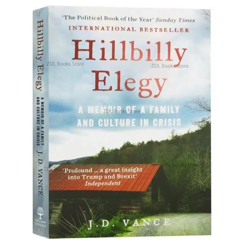 Hillbilly independy par J.D.Vance, un livre de poche dans un livre de poche de Carisis