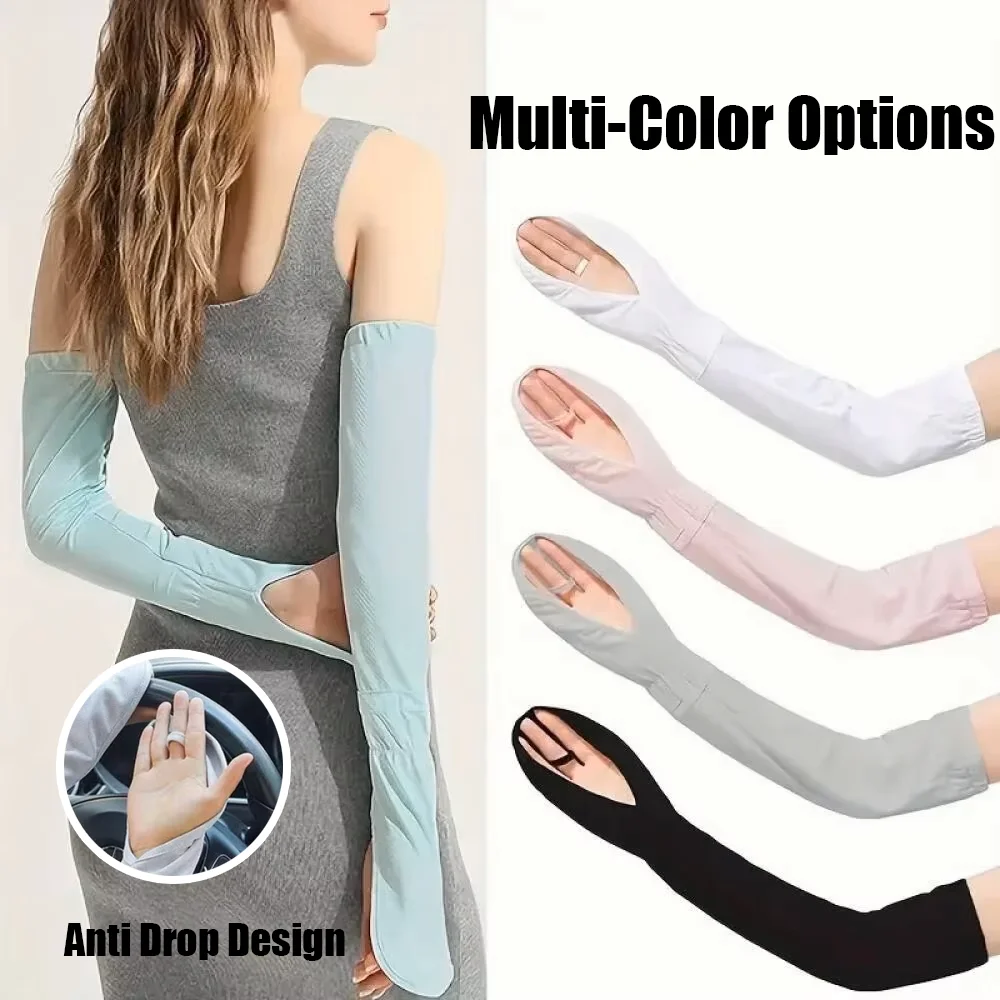 

Summer Fashion UV Protection Ice Sleeves with Horse Hoof Palm Cover, Breathable Outdoor Cooling Arm Sleeves, Unisex.