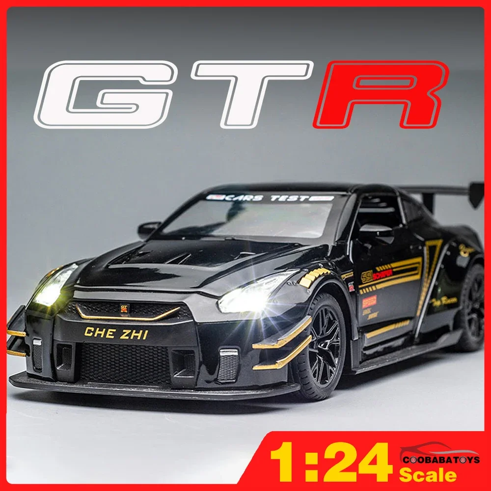 

Масштаб 1/24 GTR R35 Skyline Ares Металлический литой сплав Игрушки Автомобили Модели Грузовики Для Мальчиков Дети Детские Игрушечные Транспортные средства Коллекция