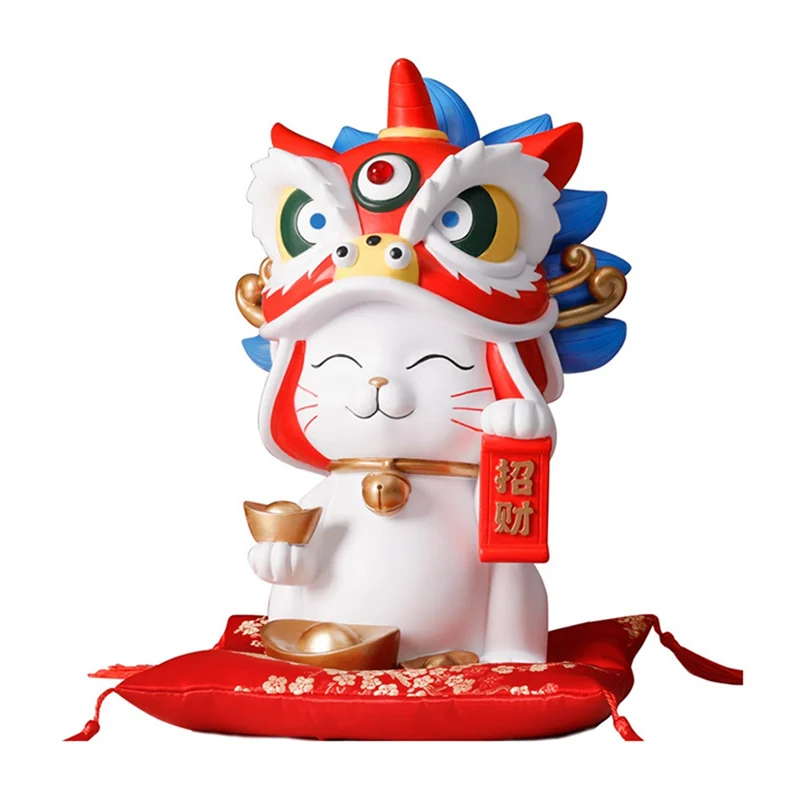 

Forbidden City Lion Dance Resin Home Decor, Store Opening Gifts, Practical And Wealth, Cultural A