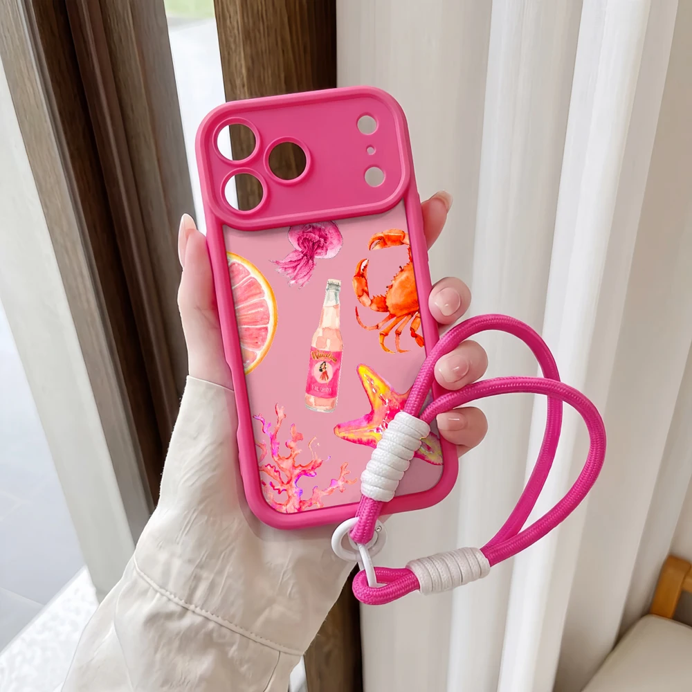 Aquarell-Küchen-Lanyard-Handyhülle für Samsung Galaxy Note 20 S25 S26 Plus S24 FE S25 S24 S23 Ultra A57 A07 5G Silikonhülle – Detail 5