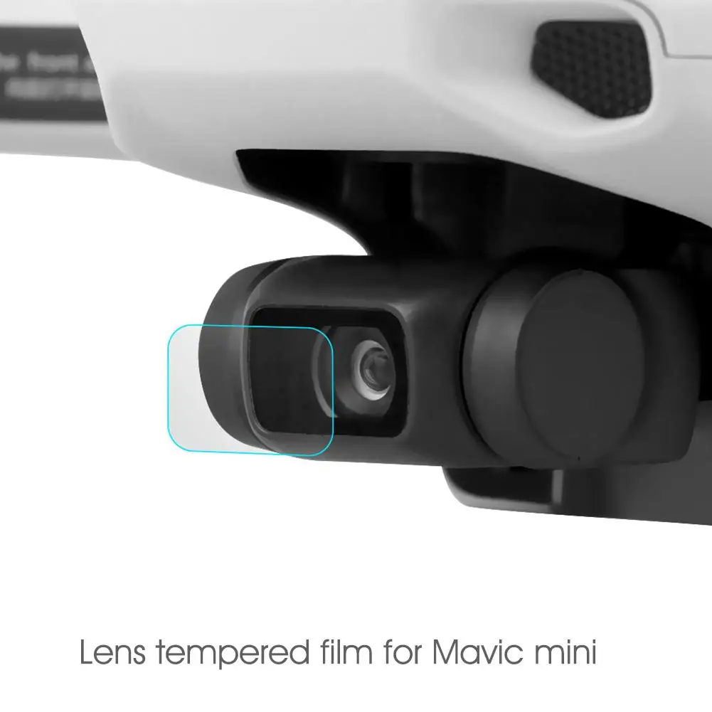 Película protectora de lente de Dron, cámara aérea PTZ, accesorios de película protectora HD para Sunnylife Mini4k/ Mini2/ Mini2se