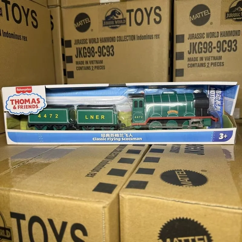 Горячая распродажа: Оригинальные электрические игрушки-поезда Thomas and Friends (Питер Пэн, Карли, Сэнди) с моторизованными вагонами, набор Master Electric HFX97 – подарок для коллекционеров и энтузиастов
