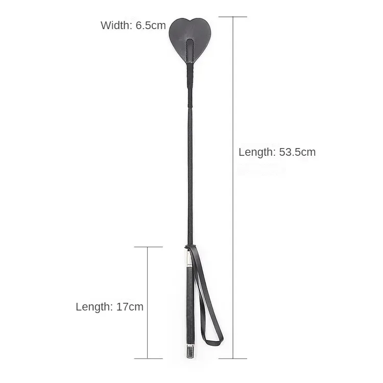 Leather Cosplay Bondage Whip, Crop Spanking Horse Riding Flogger Flapper Cane,BDSM Sex Toys For Couples