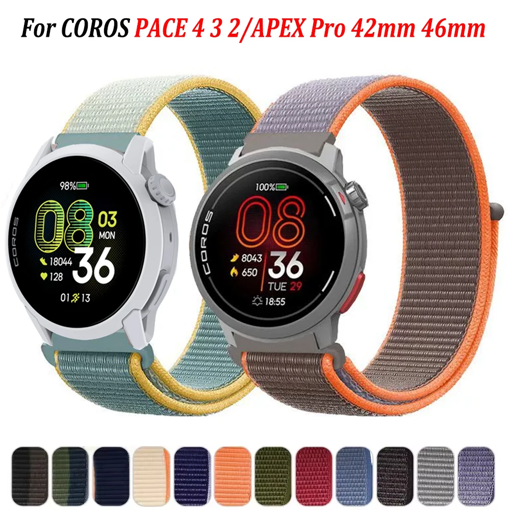 �y�Z�[�����z20mm 22mm �i�C�������[�v�X�g���b�v COROS PACE 4 3/PACE Pro�p �ʋC���u���X���b�g COROS APEX Pro 46mm 42mm/APEX 2 2Pro�o���h�p �R���A