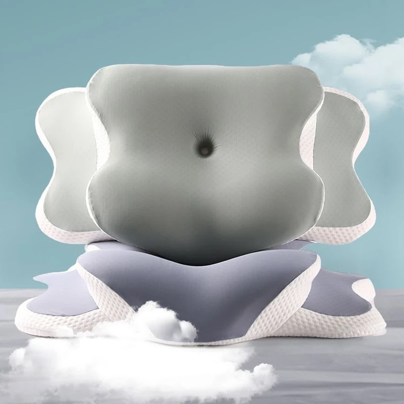 

Ergonomic Cervical Pillow for Neck Support Memory Foam Orthopedic Contour Pillows Soft Bed Pillow for Side Back Stomach Sleepers