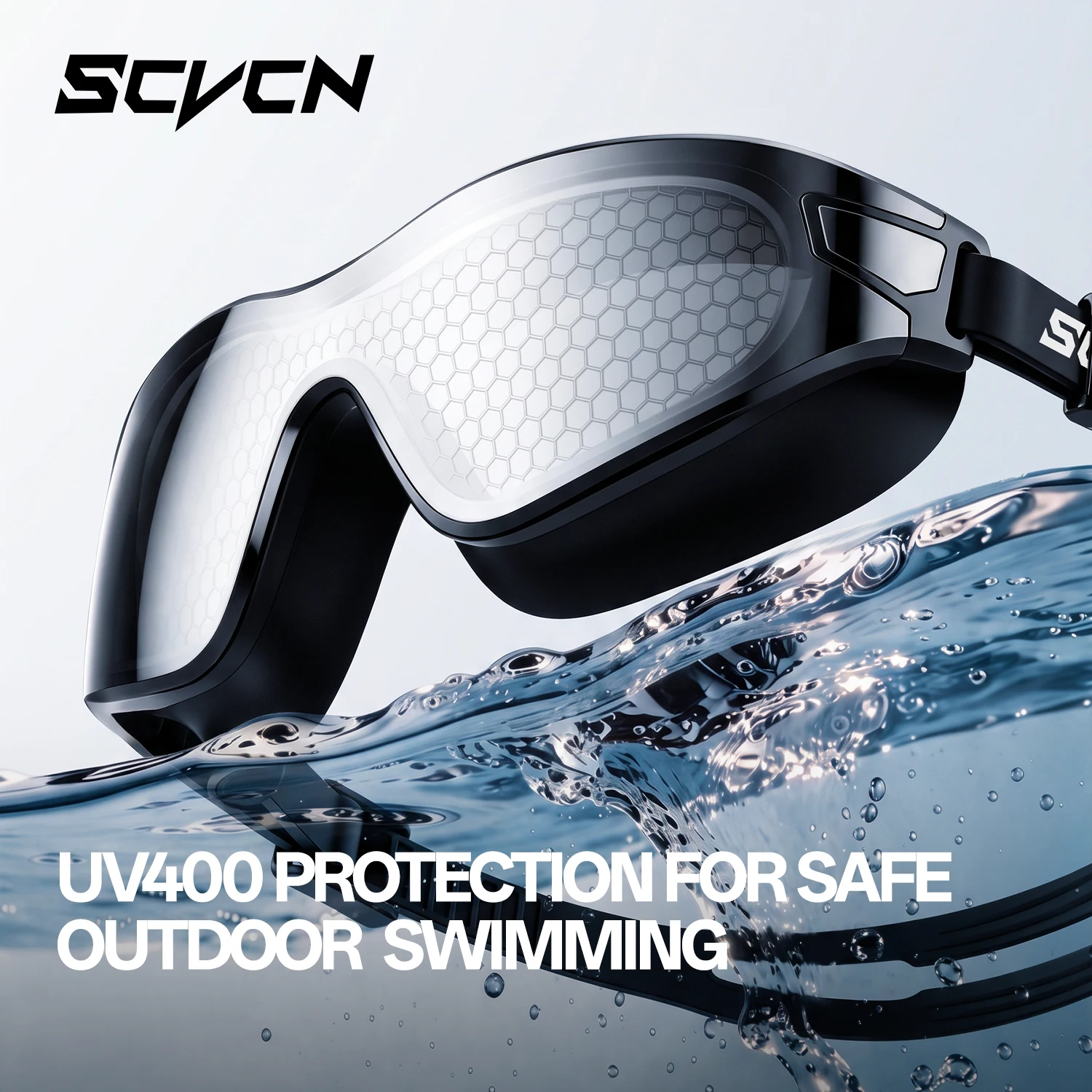 Swim Goggles Anti Fog Uv - SCVCN製、男性用、屋内用、プロ仕様、大人用、曇り止め、UVカットレンズ、女性用、水泳用ゴーグル、防水、調整可能なシリコン製。