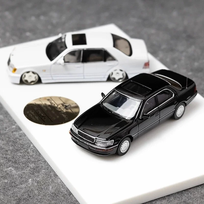 fineworks-1-64-w140-ls400-デュアルビークルセット-限定版カーモデル