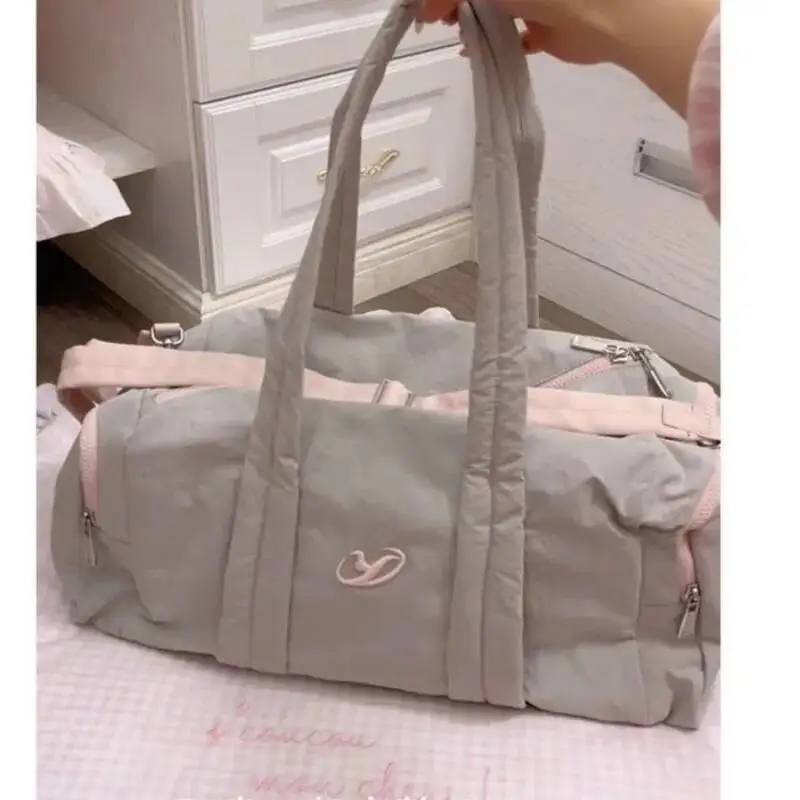 

Bloom Large Capacity Sport Women New Dry Wet Separation Fiess Bag Handbag Ladies Casual Crossbody Bags Female