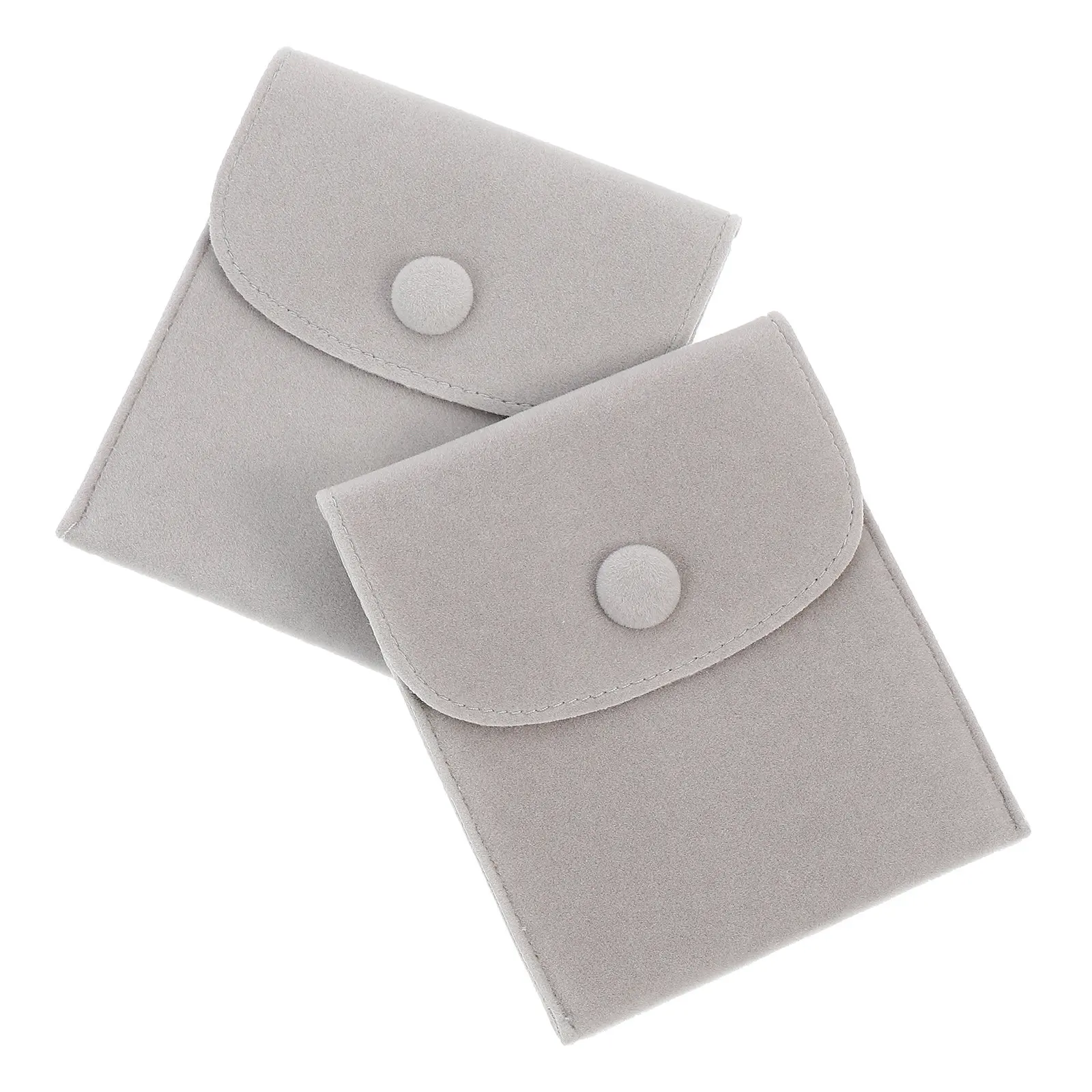 

2pcs Watch Bracelet Storage Snap Closure Smooth Cloth Material Gift Packing Pouch Jewelry Packaging Bag Bracelet Gift Bag