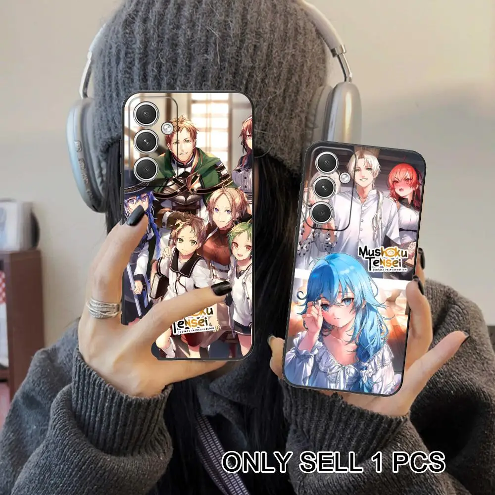 Anime Mushoku Tensei Phone Case for Samsung Galaxy S26 S25 S24 S23 S22 S21 S20 Note20 Plus FE Ultra Soft TPU Shockproof Cover