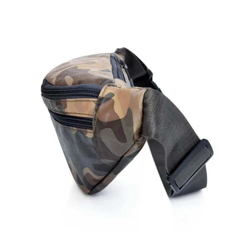 Mens Sports Casual Chest Bag Waist Packs Camouflage Print Crossbody Bags On Shoulder Travel Sling Bags Messenger Pack Purse