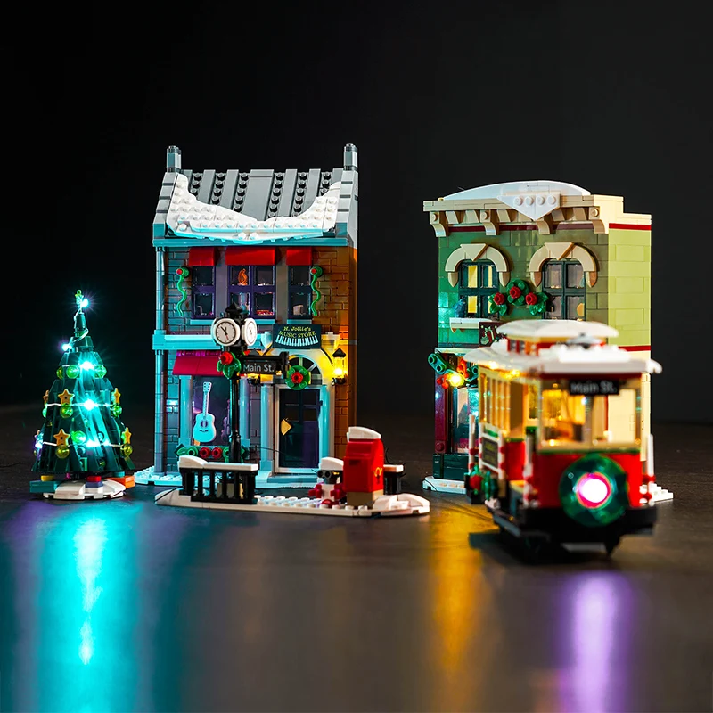 Lazishi LED Lamp 10308 Set is suitable for Holiday Main Street building blocks (only including lighting accessories)