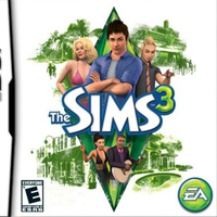 3DS NDSL NDSi NDS Game Card The Sims 3 English