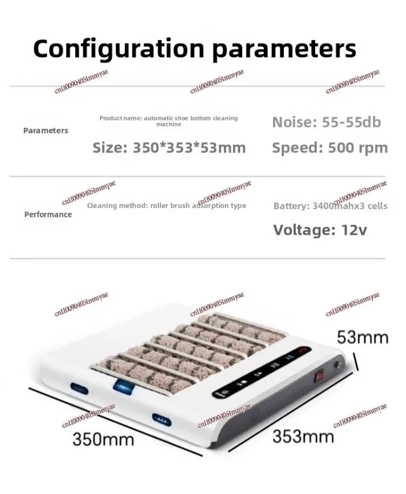 

New automatic sole cleaning machine home office dust removal and sterilization artifact