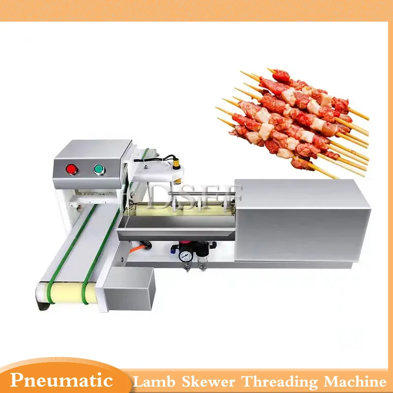 Automatic Meat Skewer Machine/Toothpick Beef Skewer Threading Machine Suitable For Barbecue Shops