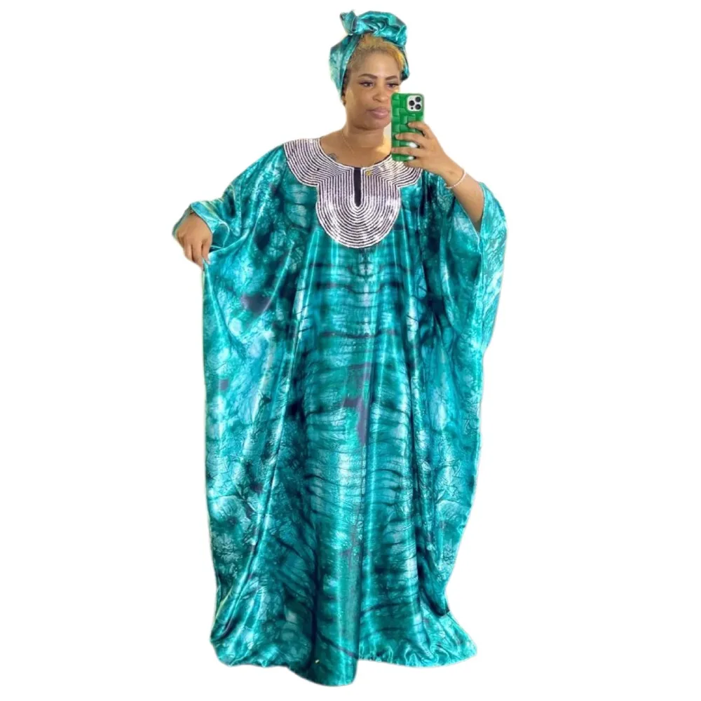 

Free Size Robe De Soiree Femme Longue Chic Africa Dress Women for Evening Party Embroidery Traditional Clothing