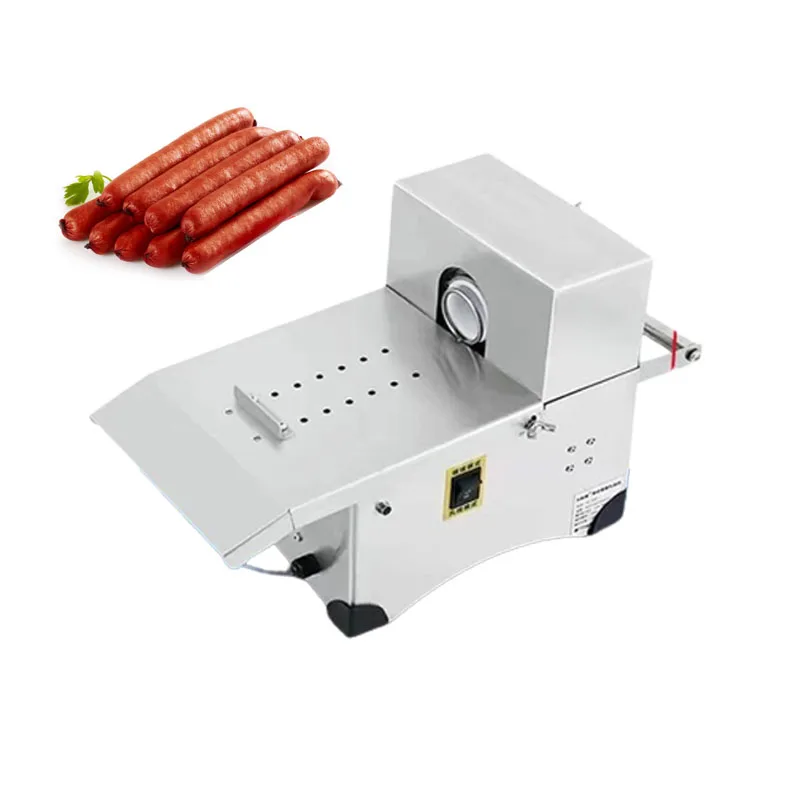 Stainless Steel Sausage Tying machine Electric hot dog Sausage Knotting Machine 220V With Pedal Control