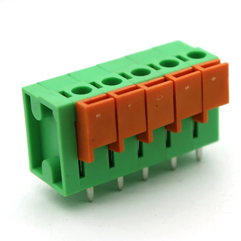 100PIN spring terminal block DG142V 5.08MM pitch 2Pto12P screwless connector green FFKDS/V1-5.08 Phoenix CONNECTOR MX122