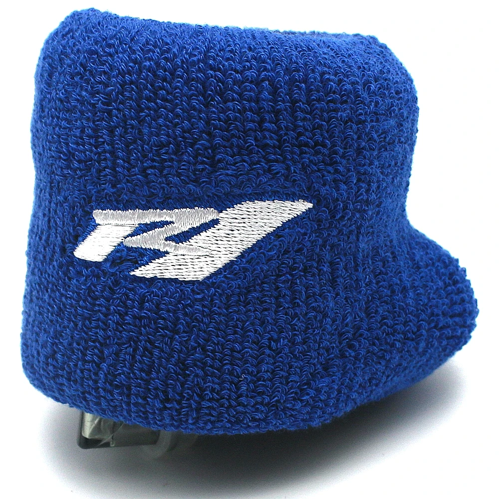 Motorcycle 3D Front Fluid Oil Brake Reservoir Sock Cover For Yamaha YZF-R1 R1M 2004-2024 YZF R1 YZF1000 2016 2017 2018 2019 2020