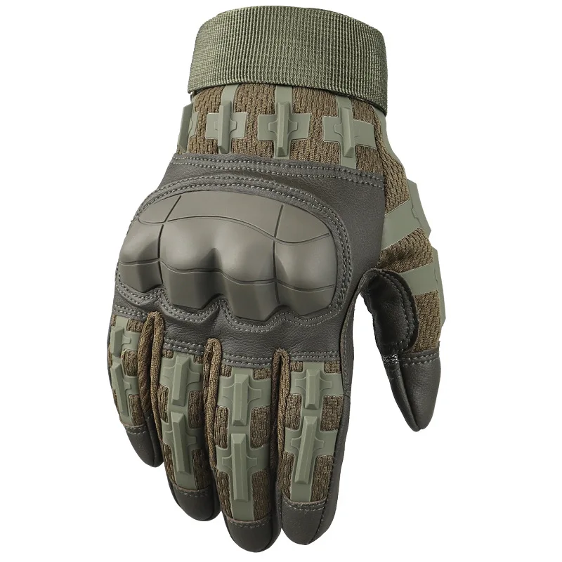 

Jinteng Anti-cutting Tactical Gloves Riding Motorcycle Non-slip Wear-resistant Touch Screen Sports Hunting Fans Full Finger