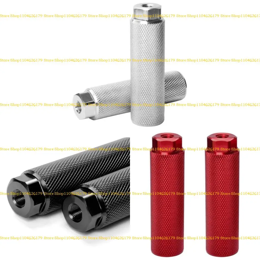 

A1A2 2Pcs Cyclings Rear Stunts Peg Bikes Peg for Rear Front Feet Bikes Foot Peg