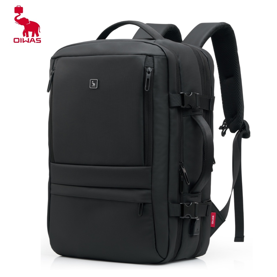  OIWAS Men's Backpacks 17.3in Laptop Backpack MultiFunction Luggage Waterproof Extended Travel Backpack School Bag 