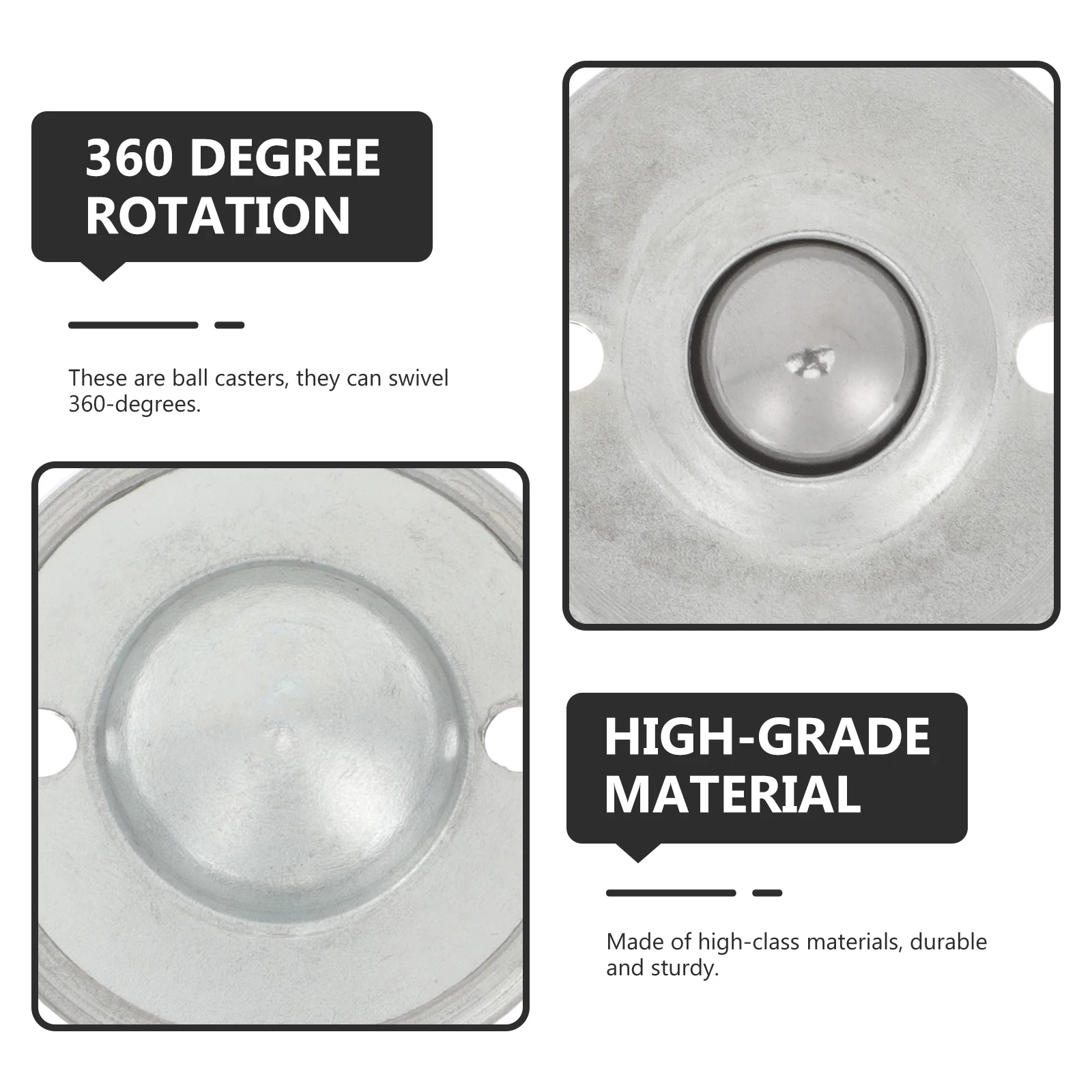 

8pcs Steel Ball Roller Bearing Caster Transfers Car Rollers Durable High Speed Stable Suitable Electronics Hardware Machinery