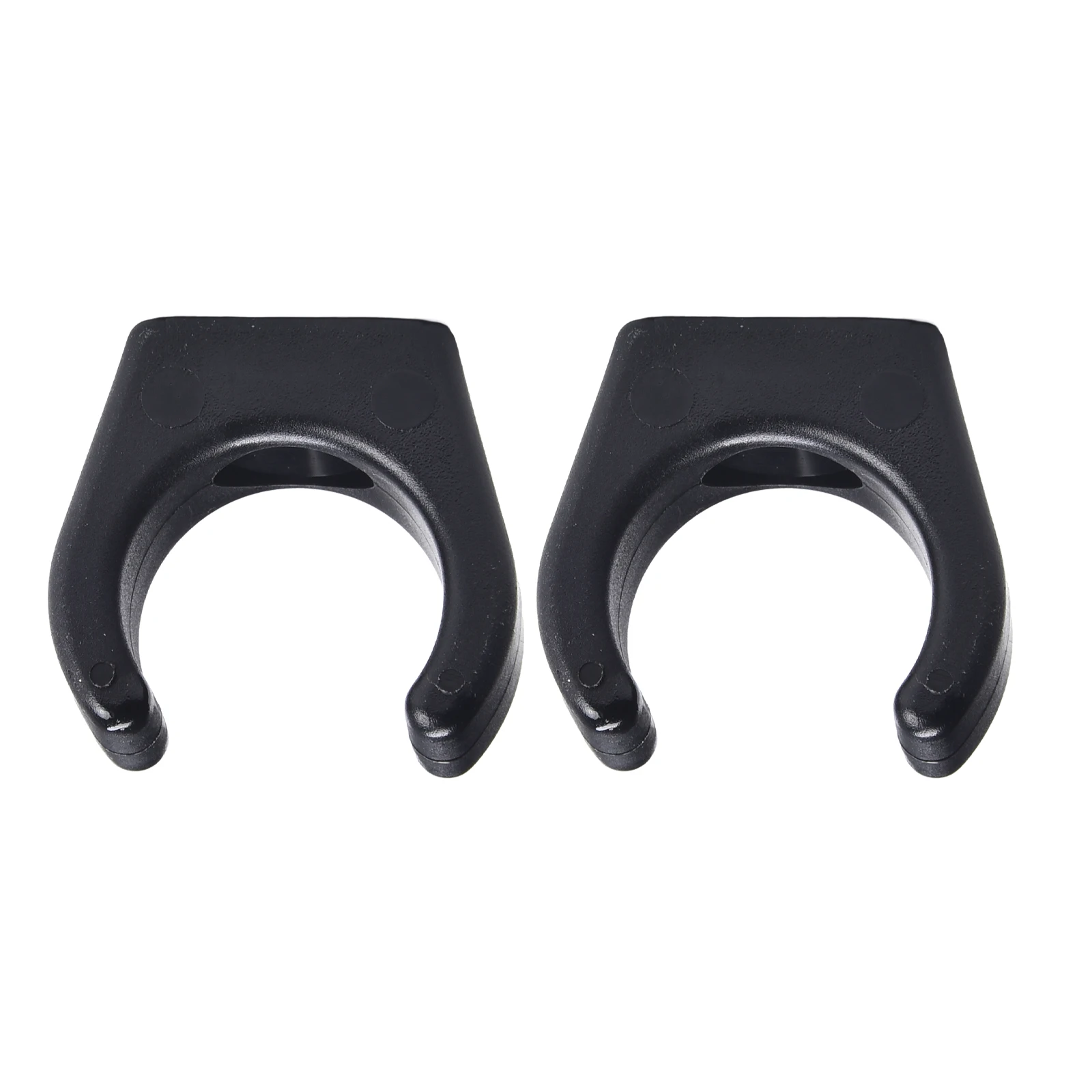 High Quality Ladder Hook Clips Pipe Clamps For 24mm Tube Nylon 1pc/2pcs 24mm/0.95inch 26mm*32mm Black Boat Yacht