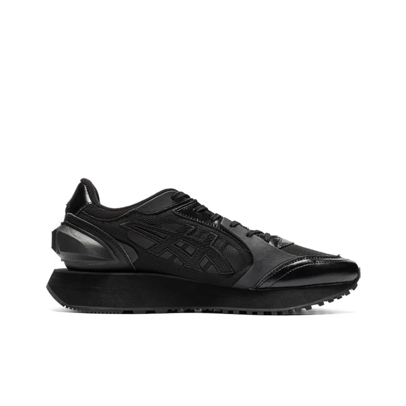 Onitsuka Tiger Moage Co. Versatile, Breathable, and Durable Low-Top Casual Running Shoes for Men and Women, Black 1183C438-001