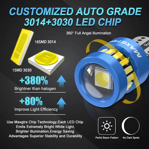 Imagen 2 del producto 10x nuevo T10 LED Canbus W5W 194 168 lámpara de coche para luz de estacionamiento de coche cúpula de lectura lámpara de maletero Interior 6500K blanco amarillo