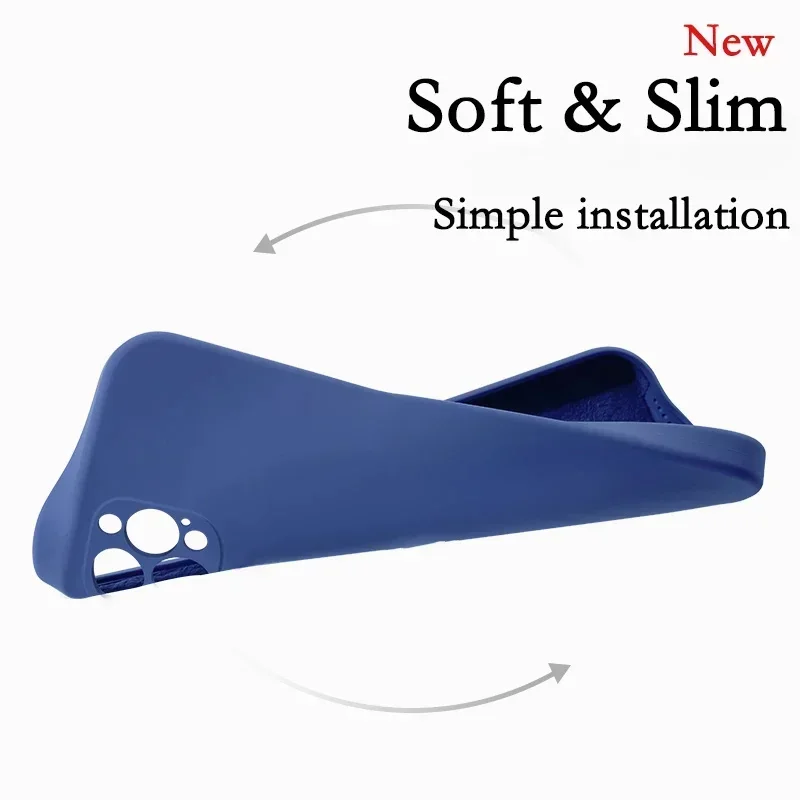 Funda Original con soporte de anillo magnético de silicona para iPhone 11 12 13 14 15 16 Pro Max XS XR XS X 8 7 cubierta suave con soporte para dedo