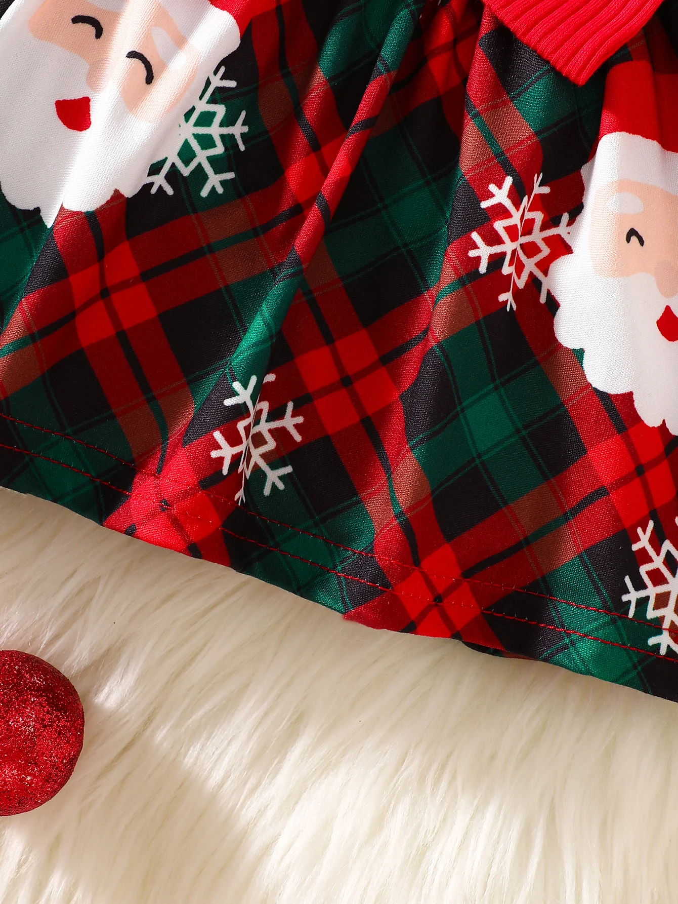 Baby girl Santa Claus dress 6