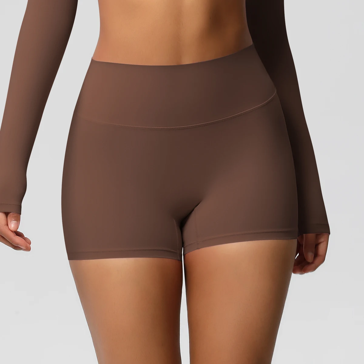 Women Sports Shorts Yoga Shorts Naked Feeling High Waist Yoga Shorts Push Up Fitness Leggings Tummy Control Yoga Slim Shorts