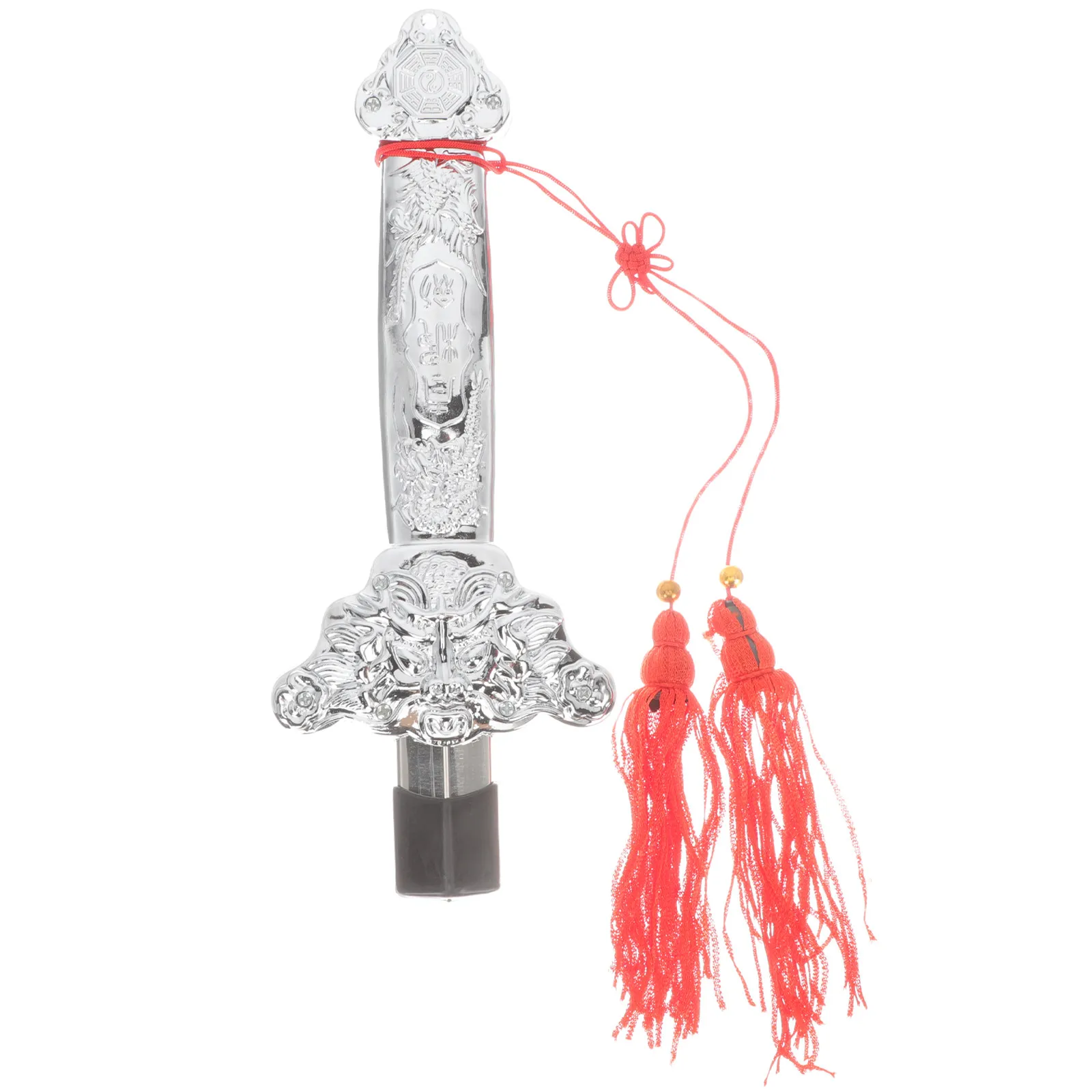 Retractable Tai Silver White Portable Outdoor Sports Plaything Telescoping Morning Practice Props Martial Arts Supply