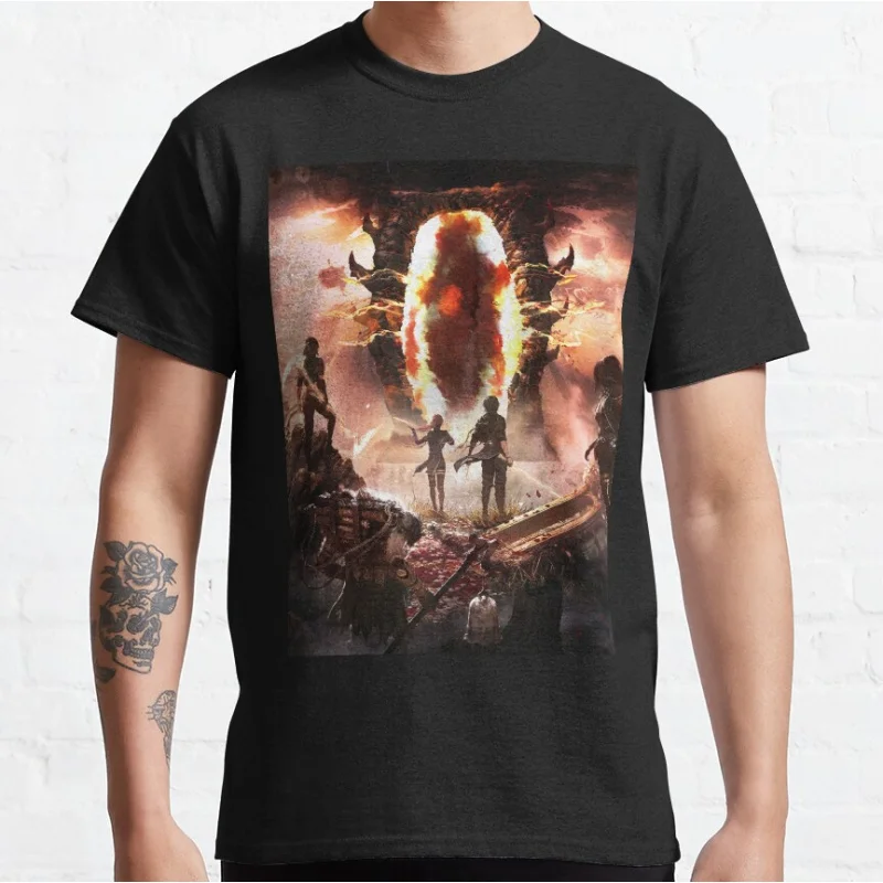 Clair Obscur Expedition 33 Video Game 2025 Dark Fantasy video game T-shirt Gift for Gamer Large size Adult Tops S-6XL