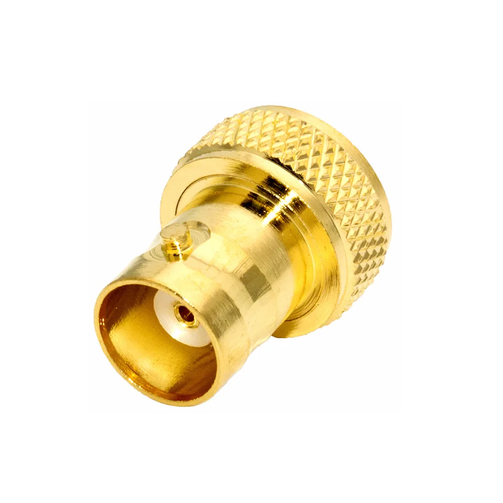 1pc walkie-talkie adaptador sma fêmea de transferência bnc adaptador fêmea rf bnc para sma adaptador