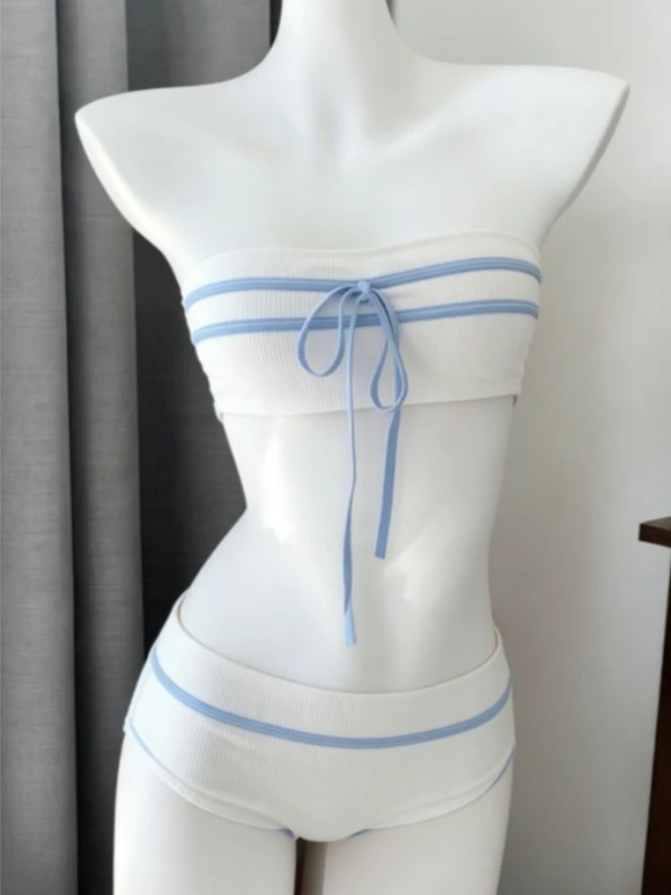 2026 Trendy Ladies High Waisted Bikini Set Tummy Control Swimwear Breathable Quick Dry Stylish Beachwear Pool Party Outfit New