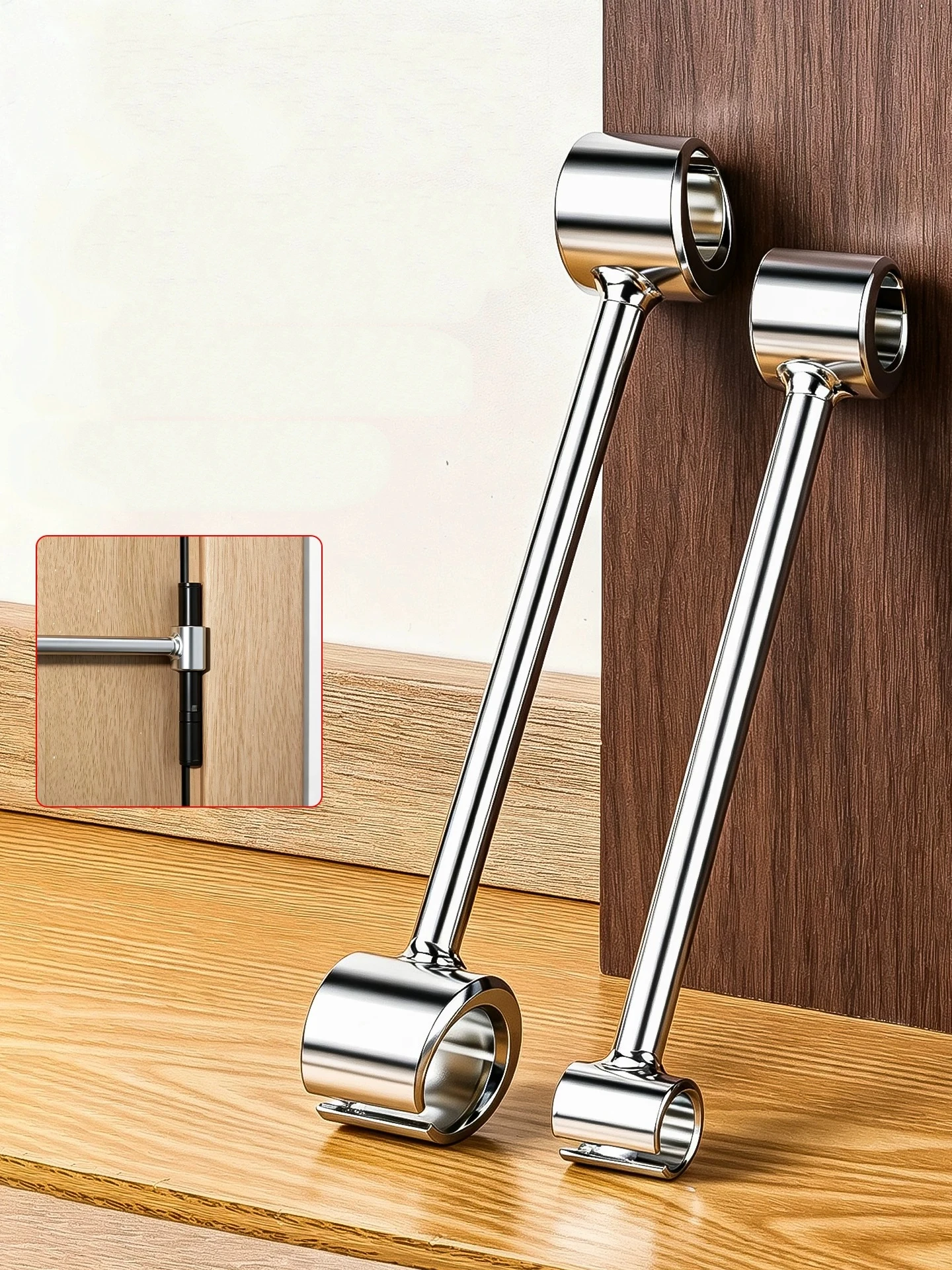 Double Head Hinge Gap Adjusting Wrench Door Hinge Repair Spanner Labor-Saving Home Door Hinge Gaps Repair Hand Tools