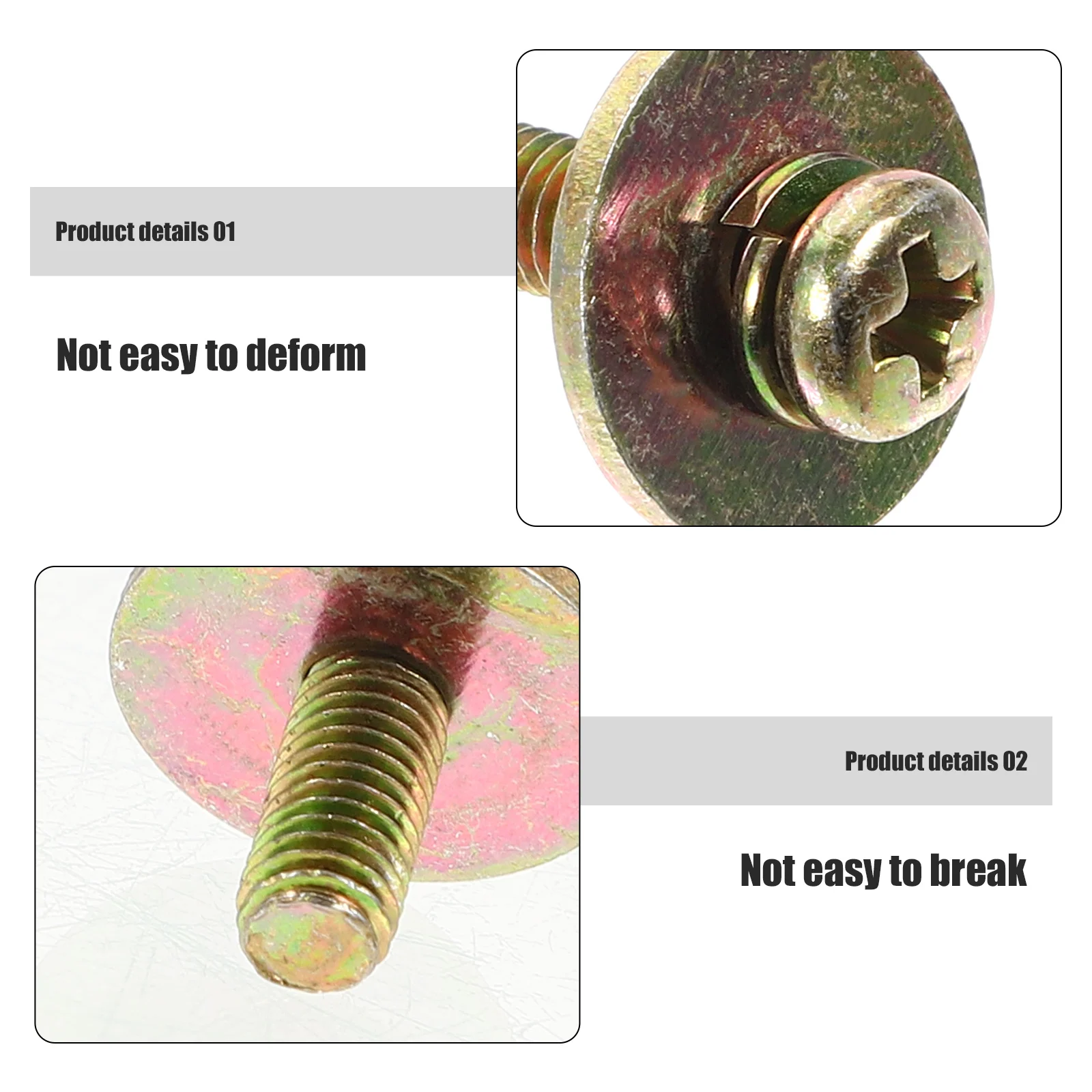 

20 Pcs Length Screws Drum Lug Mounting Kit Accessories Tension Rods Accessory Lugs Parts Bass Drums