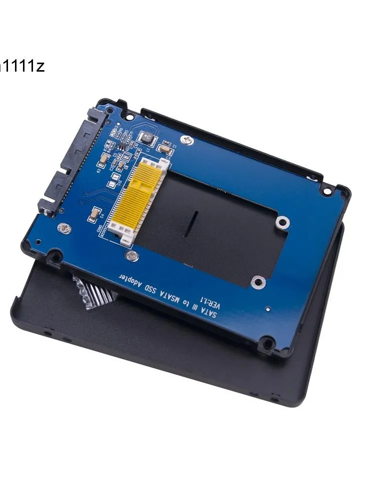 Nowy mSATA do SATA 3.0 obudowa SSD aluminiowa obudowa mSATA obudowa zewnętrzna Box mSATA do 2.5 "SATA3.0 6Gbps Adapter SSD dla M-SATA SSD — zdjęcie produktu 7