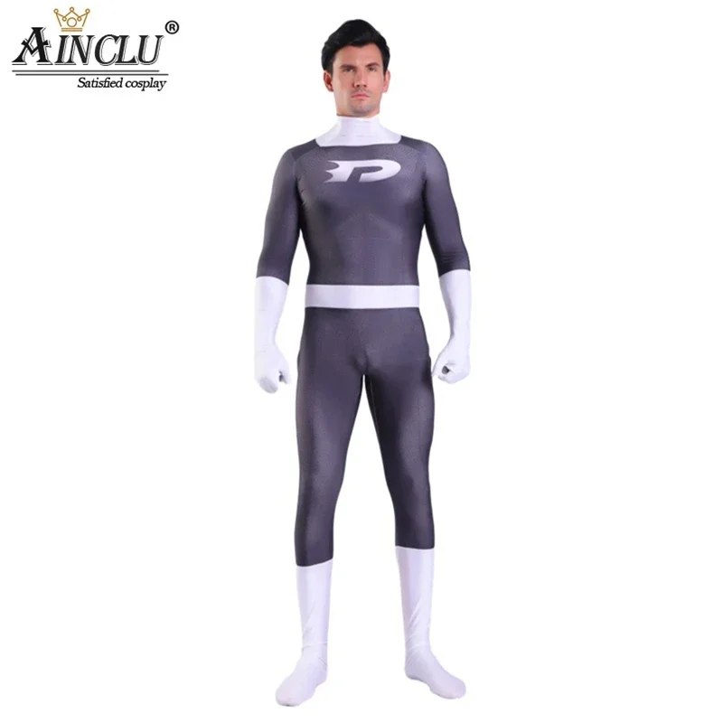 

Zentai Bodysuit Cosplay Costume Danny Phantom Costume Daniel Danny Fenton 3D Print Superhero Halloween Cosplay Jumpsuit