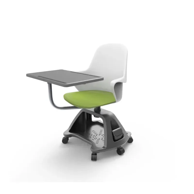 Popular University Chair and Desk With Wheels School Student Chair and Desk With Custom